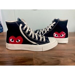 Converse x Comme des Garcons Play Chuck Taylor All Star Sz. Size M-7 / W-9